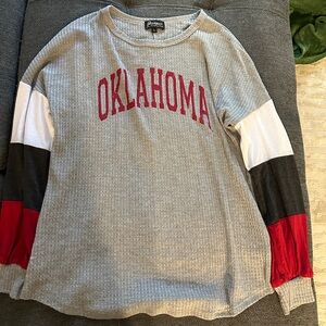 Gray Oklahoma Long Sleeve Shirt
